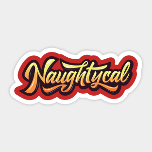 Naughtycal Sticker